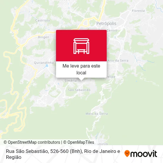 Rua São Sebastião, 526-560 (Bnh) mapa