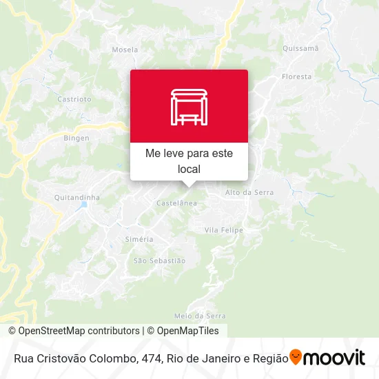 Rua Cristovão Colombo, 474 mapa