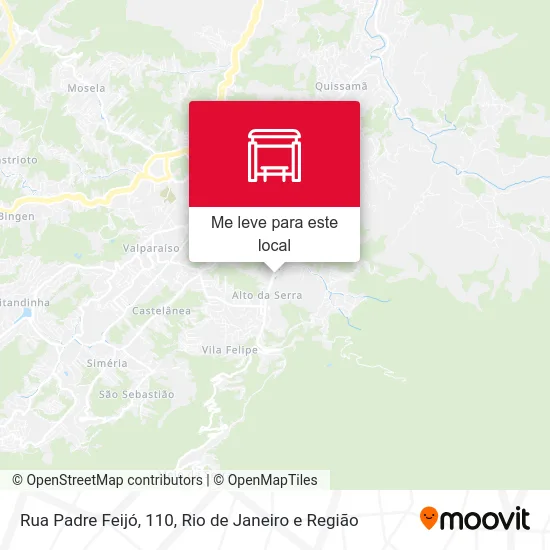 Rua Padre Feijó, 110 mapa