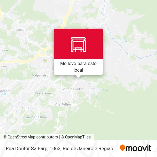 Rua Doutor Sá Earp, 1063 mapa