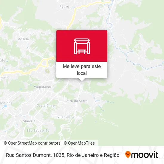 Rua Santos Dumont, 1035 mapa
