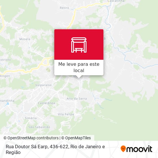 Rua Doutor Sá Earp, 436-622 mapa