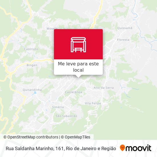 Rua Saldanha Marinho, 161 mapa
