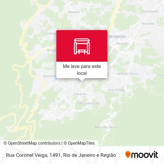 Rua Coronel Veiga, 1491 mapa