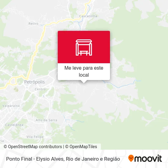 Ponto Final - Elysio Alves mapa
