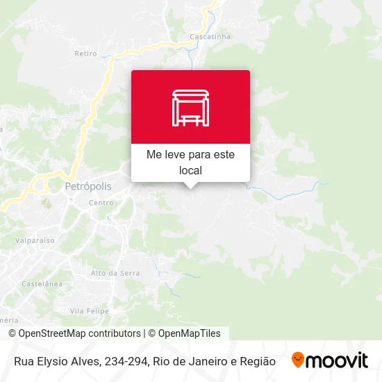 Rua Elysio Alves, 234-294 mapa
