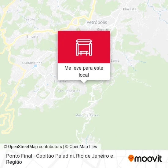 Ponto Final - Capitão Paladini mapa