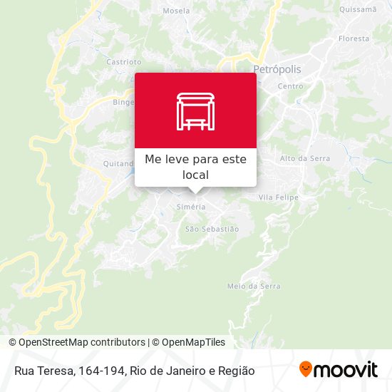 Rua Teresa, 164-194 mapa