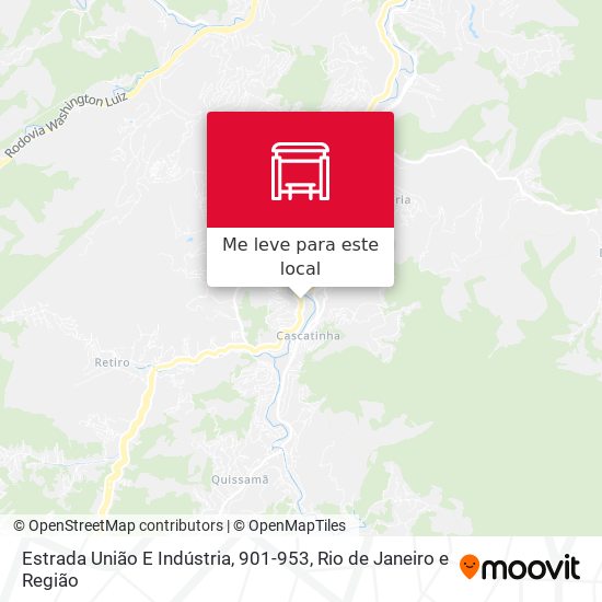 Estrada União E Indústria, 901-953 mapa