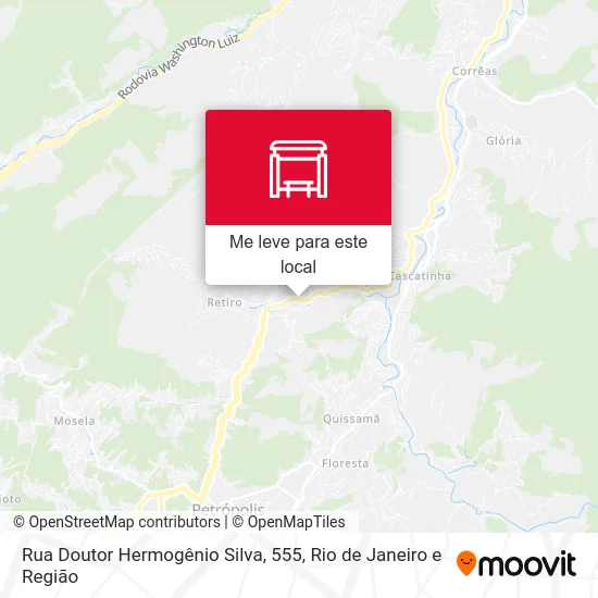 Rua Doutor Hermogênio Silva, 555 mapa