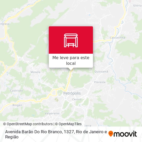 Avenida Barão Do Rio Branco, 1327 mapa