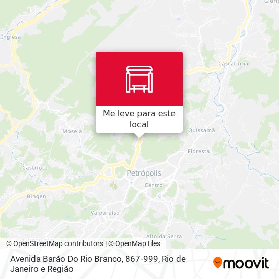 Avenida Barão Do Rio Branco, 867-999 mapa