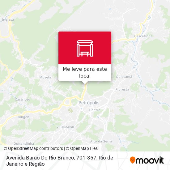 Avenida Barão Do Rio Branco, 701-857 mapa