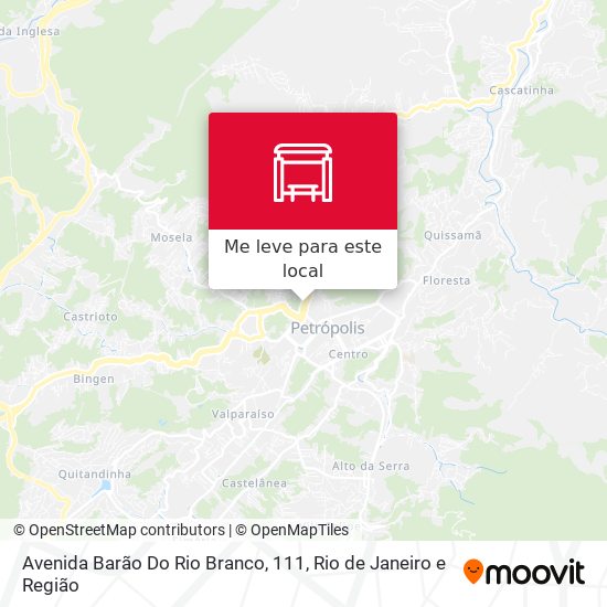 Avenida Barão Do Rio Branco, 111 mapa