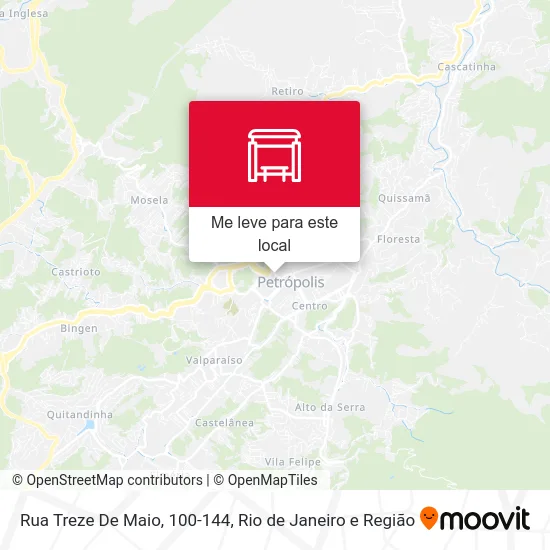 Rua Treze De Maio, 100-144 mapa