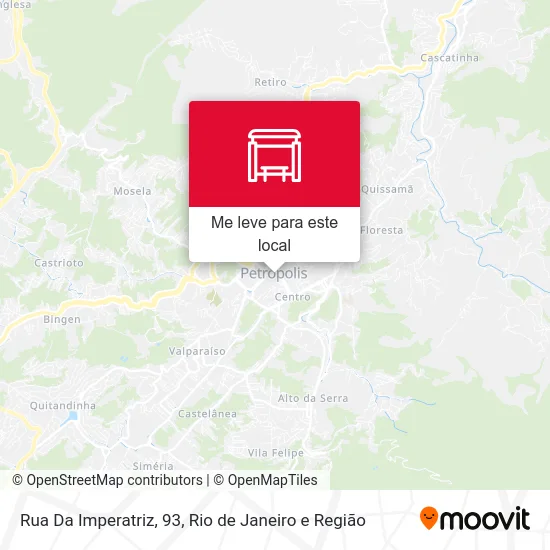 Rua Da Imperatriz, 93 mapa
