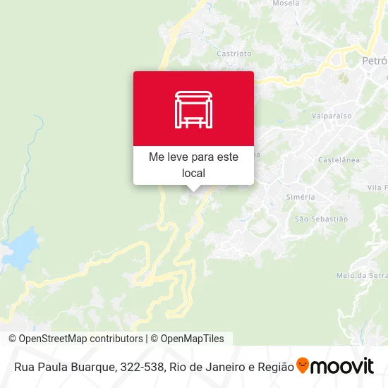 Rua Paula Buarque, 322-538 mapa
