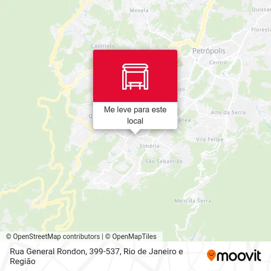 Rua General Rondon, 399-537 mapa