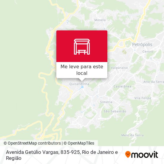 Avenida Getúlio Vargas, 835-925 mapa