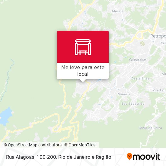 Rua Alagoas, 100-200 mapa