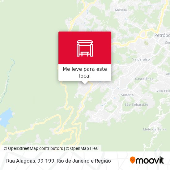 Rua Alagoas, 99-199 mapa