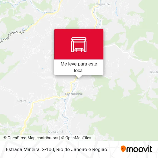 Estrada Mineira, 2-100 mapa