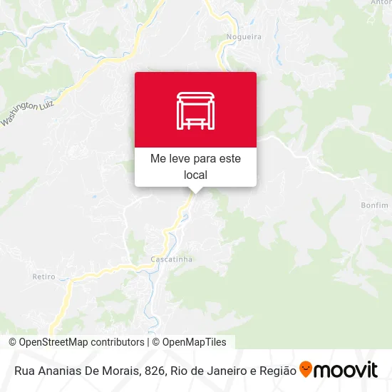 Rua Ananias De Morais, 826 mapa
