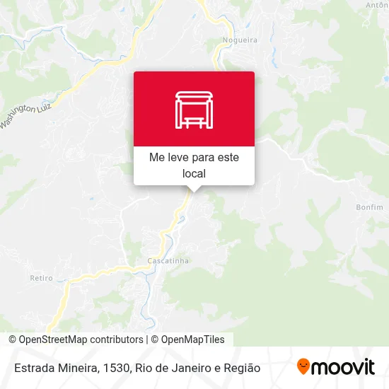 Estrada Mineira, 1530 mapa