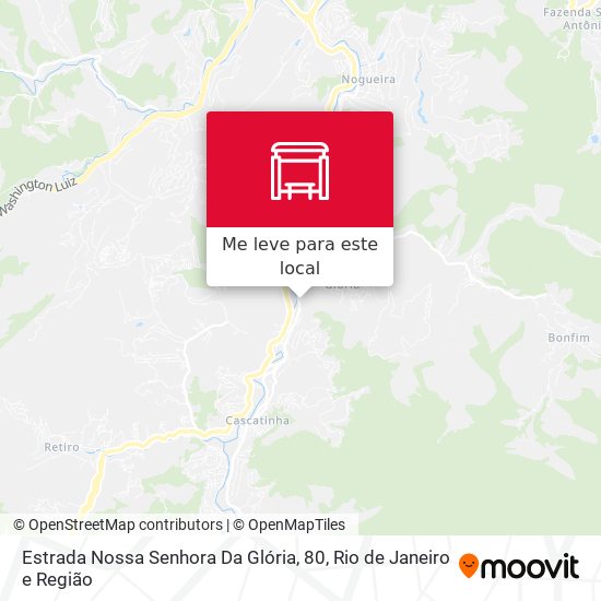 Estrada Nossa Senhora Da Glória, 80 mapa