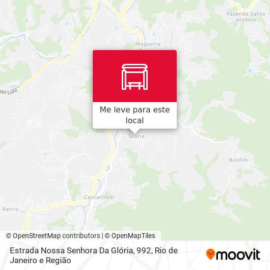 Estrada Nossa Senhora Da Glória, 992 mapa