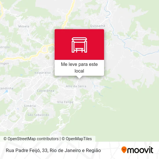 Rua Padre Feijó, 33 mapa