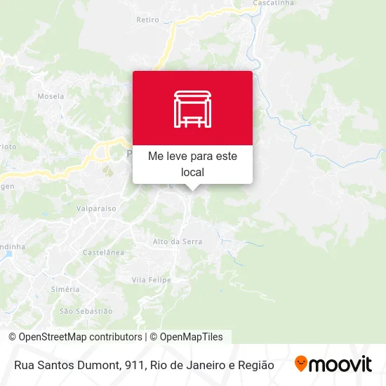 Rua Santos Dumont, 911 mapa