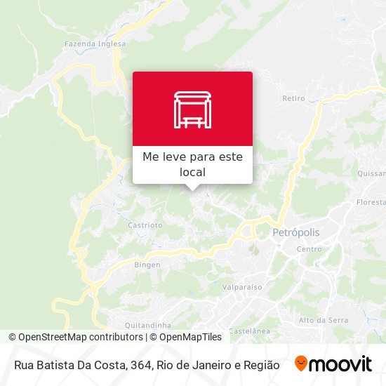 Rua Batista Da Costa, 364 mapa