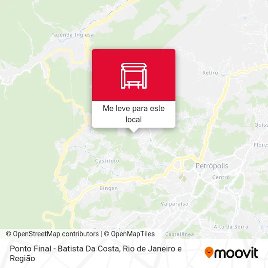 Ponto Final - Batista Da Costa mapa