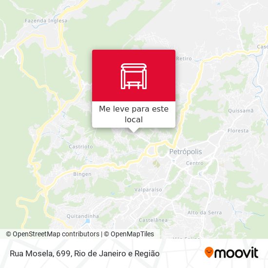 Rua Mosela, 699 mapa