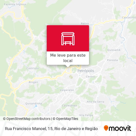 Rua Francisco Manoel, 15 mapa