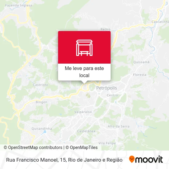 Rua Francisco Manoel, 15 mapa