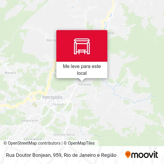 Rua Doutor Bonjean, 959 mapa