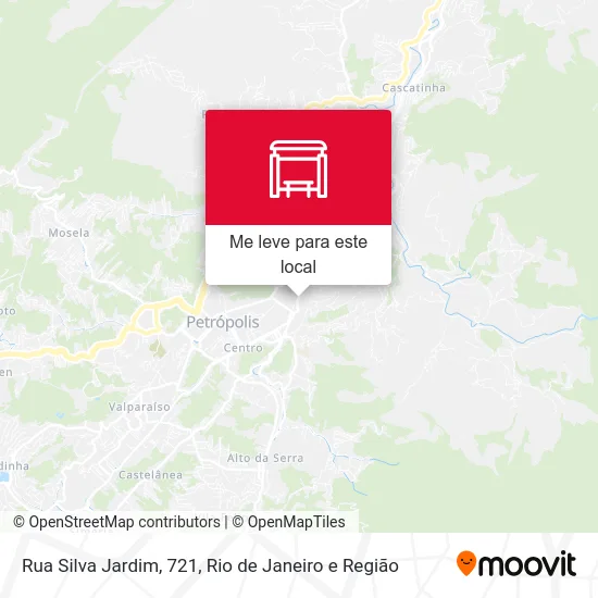 Rua Silva Jardim, 721 mapa