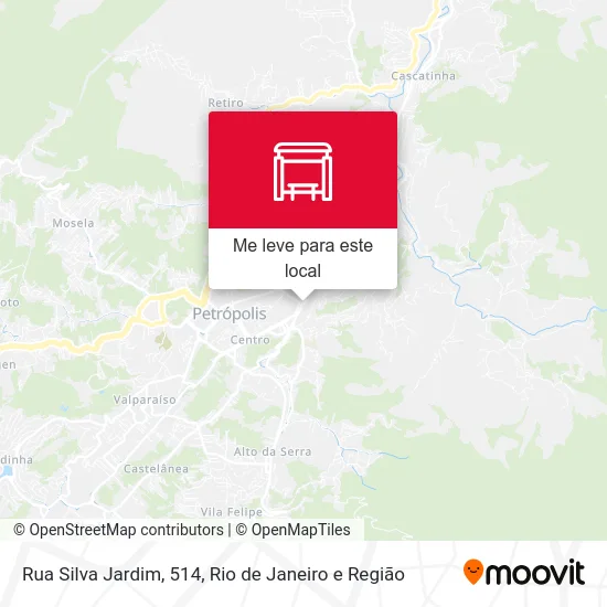 Rua Silva Jardim, 514 mapa