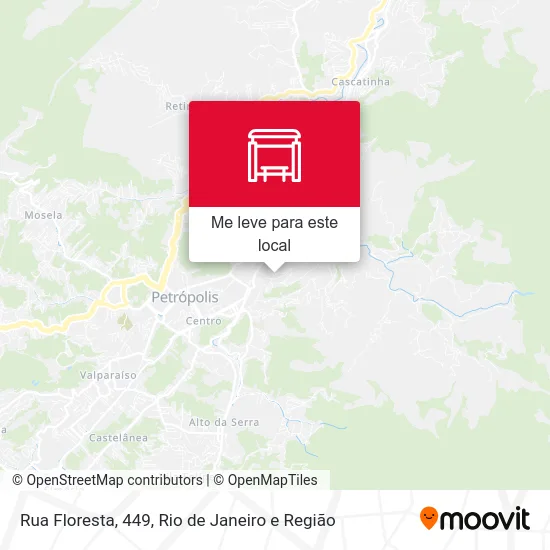 Rua Floresta, 449 mapa