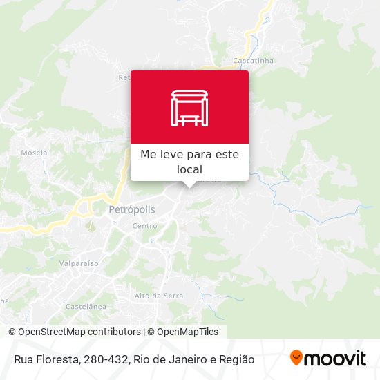 Rua Floresta, 280-432 mapa