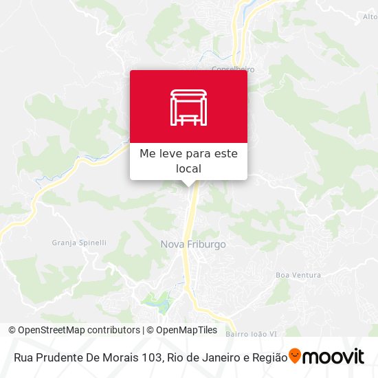 Rua Prudente De Morais 103 mapa