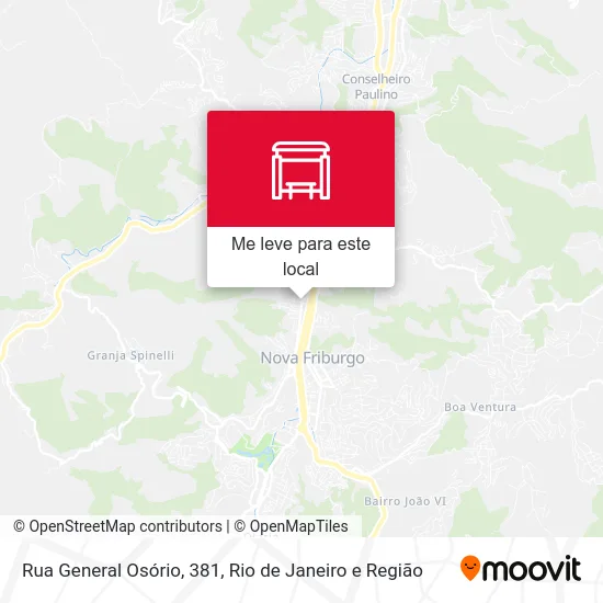 Rua General Osório, 381 mapa