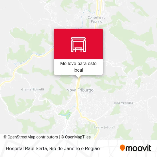 Hospital Raul Sertã mapa