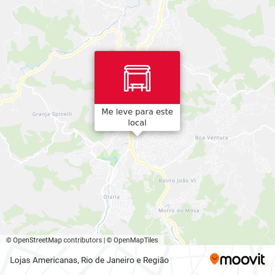 Lojas Americanas mapa