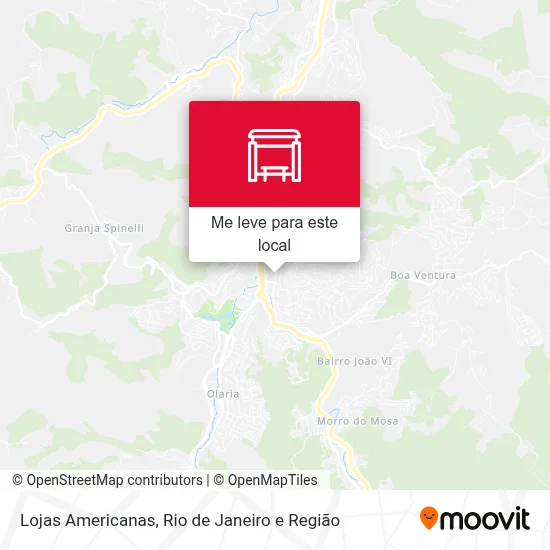 Lojas Americanas mapa