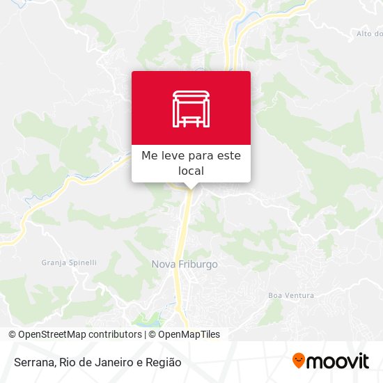 Serrana mapa