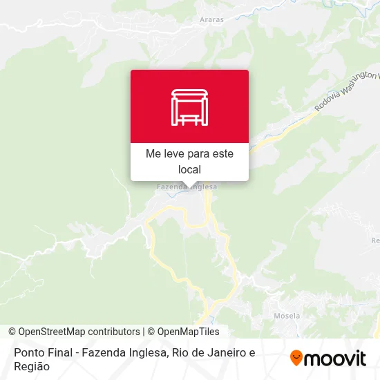 Ponto Final - Fazenda Inglesa mapa