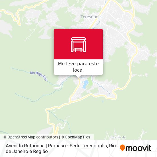 Avenida Rotariana | Parnaso - Sede Teresópolis mapa